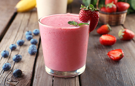 Apple & Strawberry Smoothie